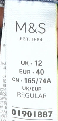 Marks and Spencer Women's Blue Skinny Jeans Size 12