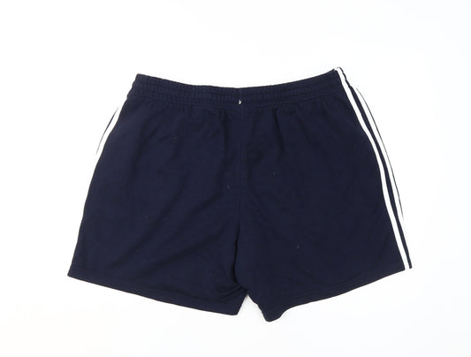 Adidas Unisex Blue Sweat Shorts 2XL Gym & Training