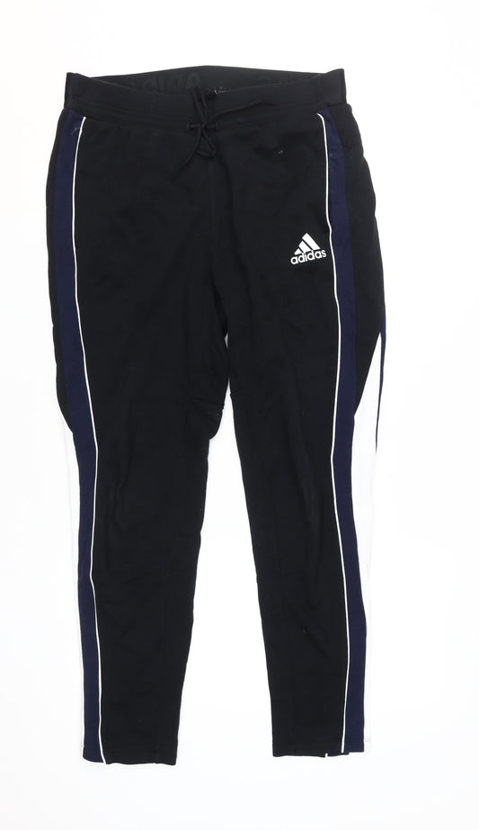 Adidas Women's Black Joggers Size 12 - Casual Comfort