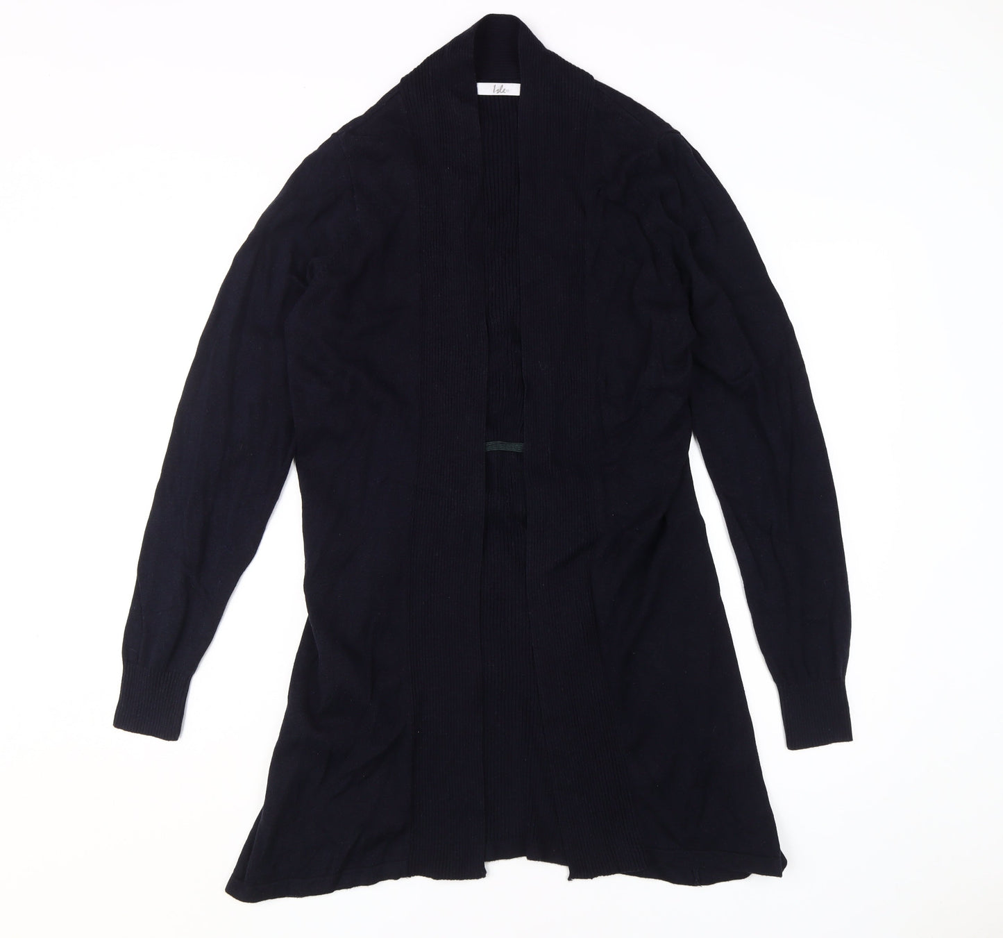 Isle Women's Black Medium Cardigan, Casual Knitwear