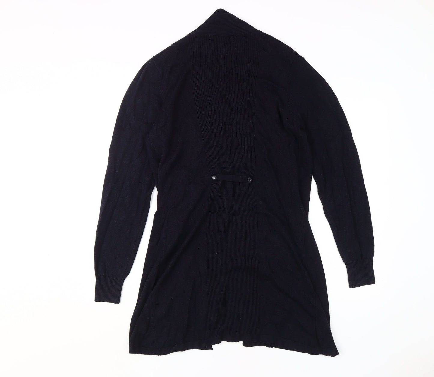 Isle Women's Black Medium Cardigan, Casual Knitwear