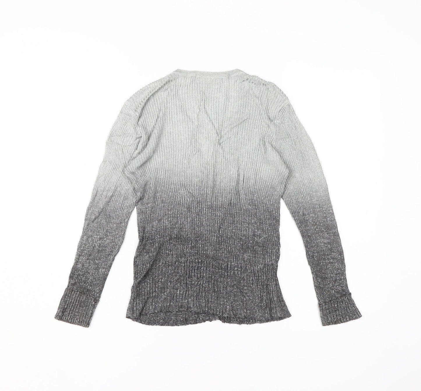 Miss Selfridge Women's Grey V-Neck Cardigan Size 12