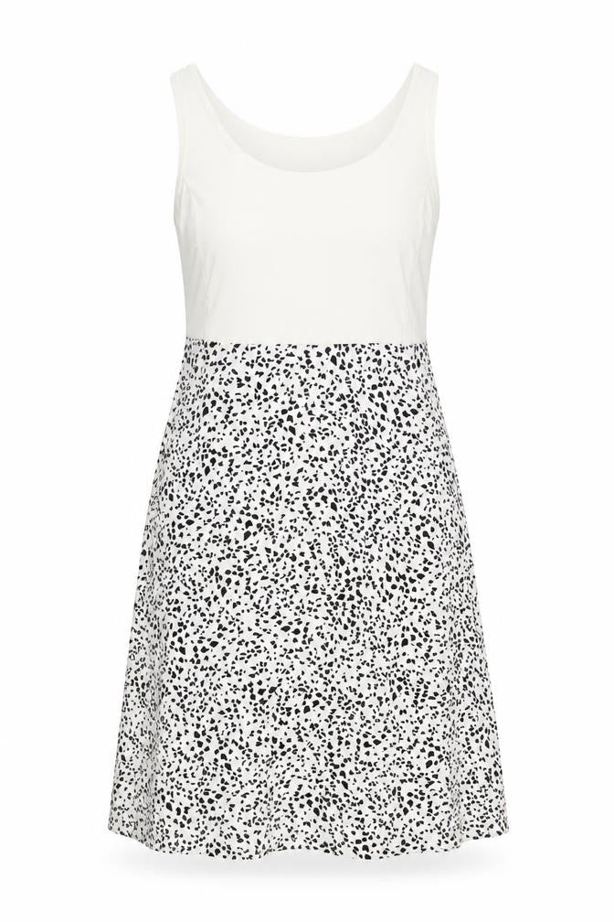 Seraphine Women’s White A-Line Dress, Size 10, Animal Print