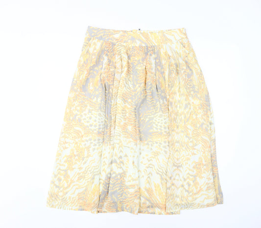 Reiss Women's Multicoloured A-Line Knee Length Skirt