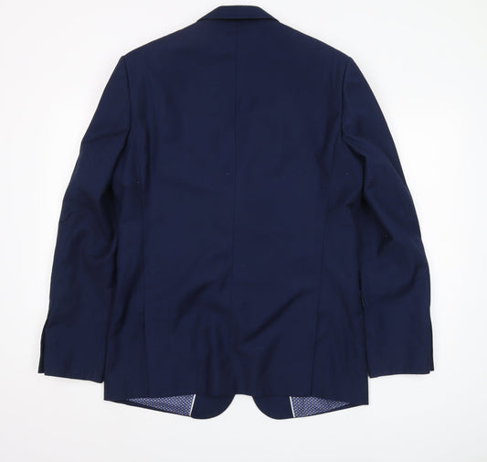 Cavani Men's Blue Blazer Jacket Size 40 Regular Fit