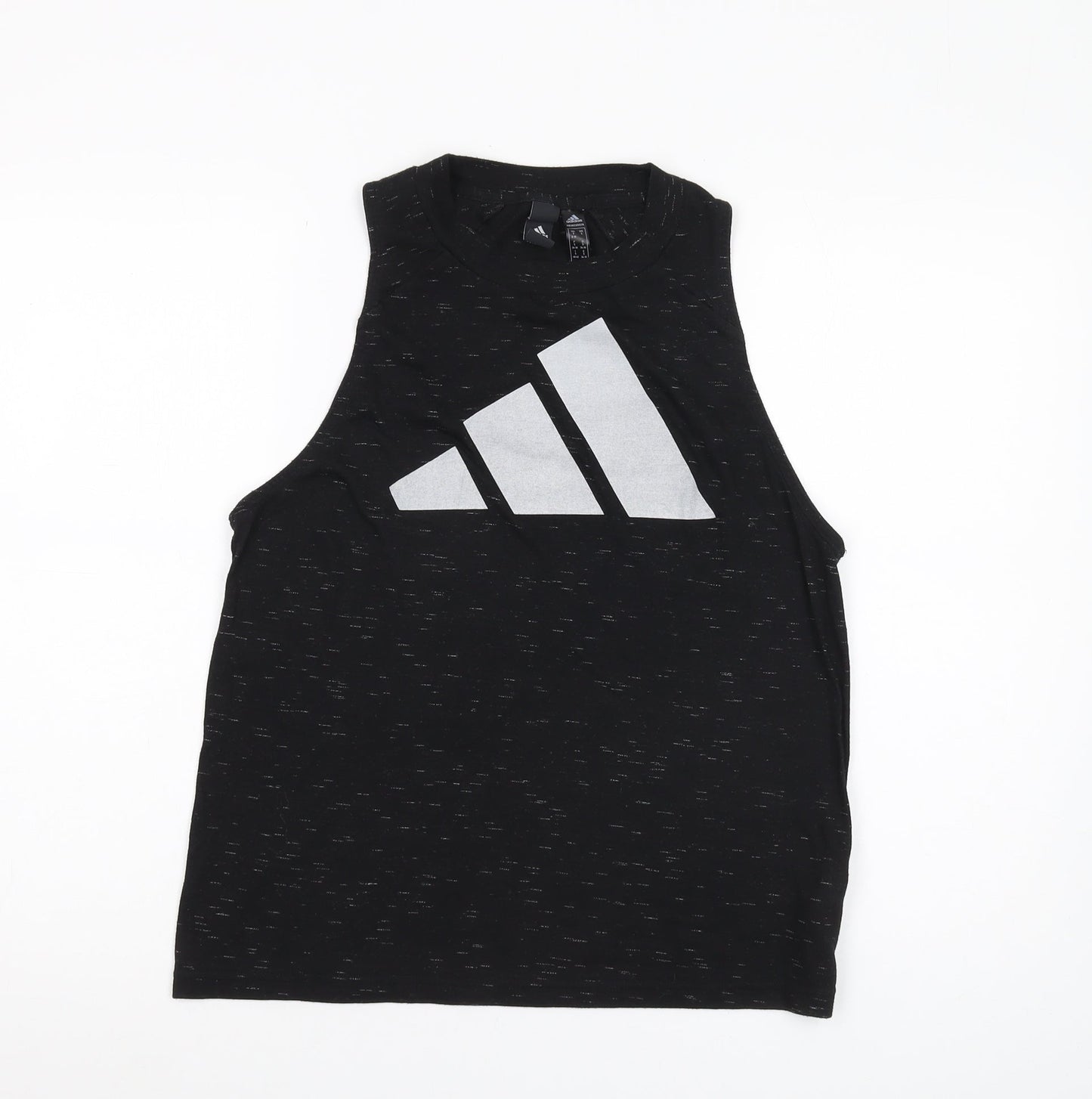Adidas Unisex Black Tank Top UK Size S Polyester