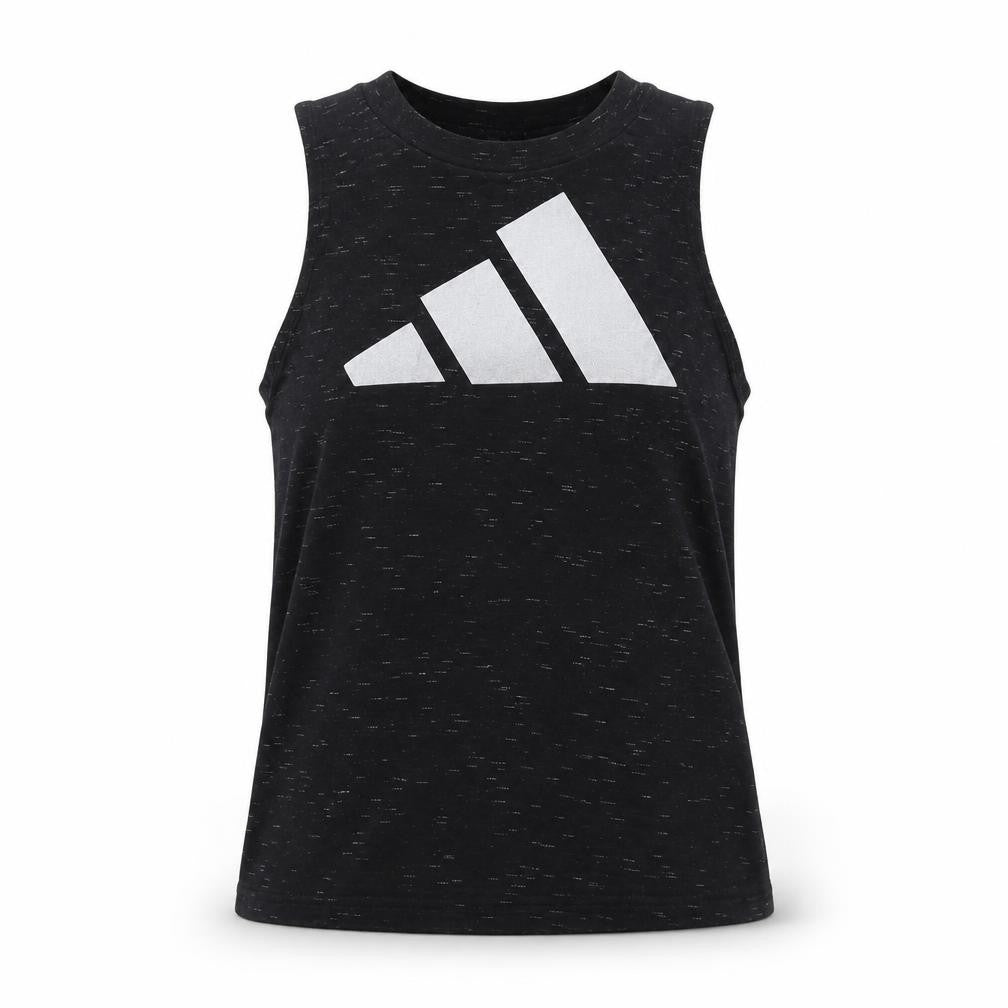 Unisex Adultss UK Size S adidas Black Polyester Blend Tank