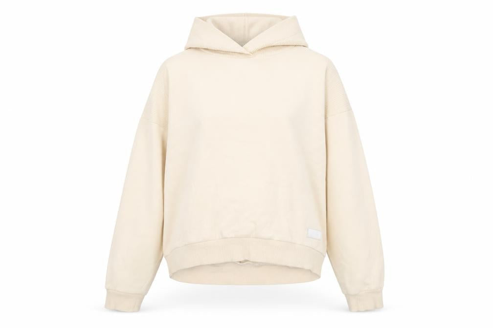 Womens UK M Regular PUMA Beige Pullover Hoodie