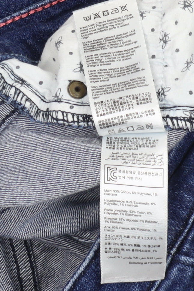 Joules Women's Blue Straight Jeans - M Size, Dark Wash