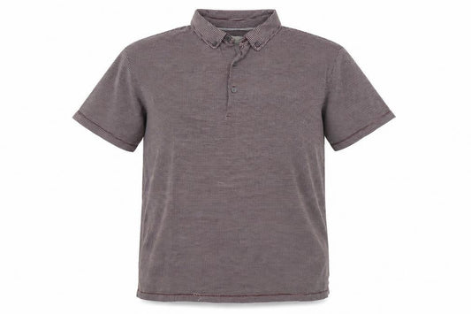 Jasper Conran Men's Purple Striped Polo Shirt - L