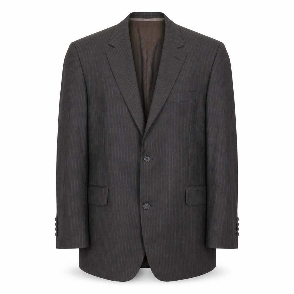 Mens 40 Chest Regular Daniel Hechter Grey Two-Button Blazer