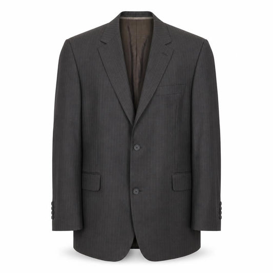 Mens 40 Chest Regular Daniel Hechter Grey Two-Button Blazer