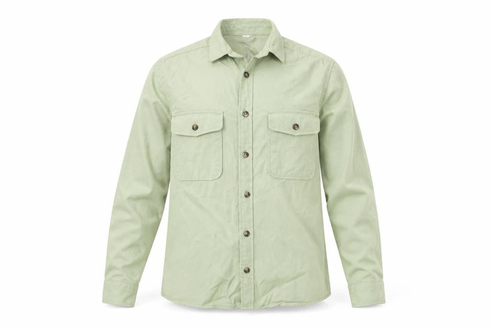 ASOS Men's Green Button-Up Shirt XS