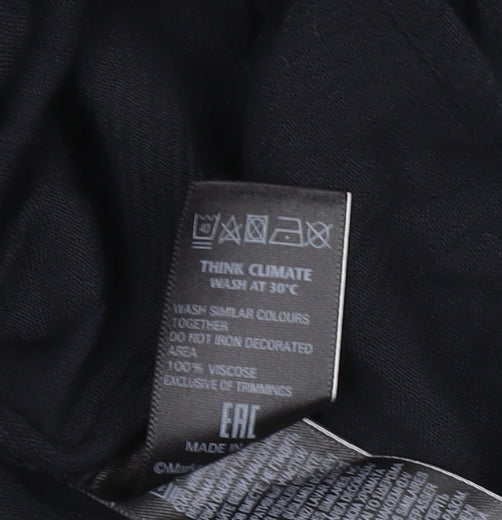 Marks and Spencer Women's Black Studded Blouse Size 16