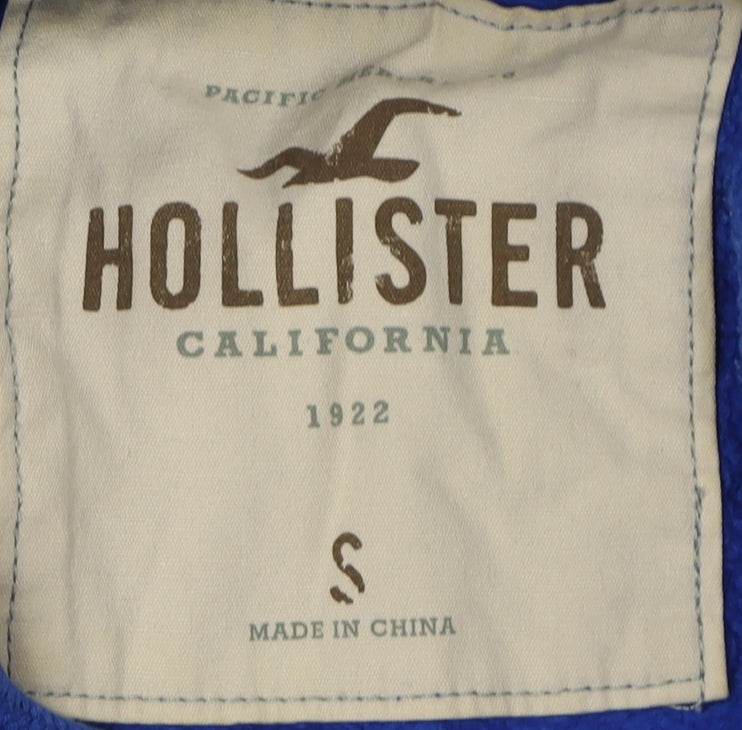 Hollister Unisex Blue Pullover Hoodie S