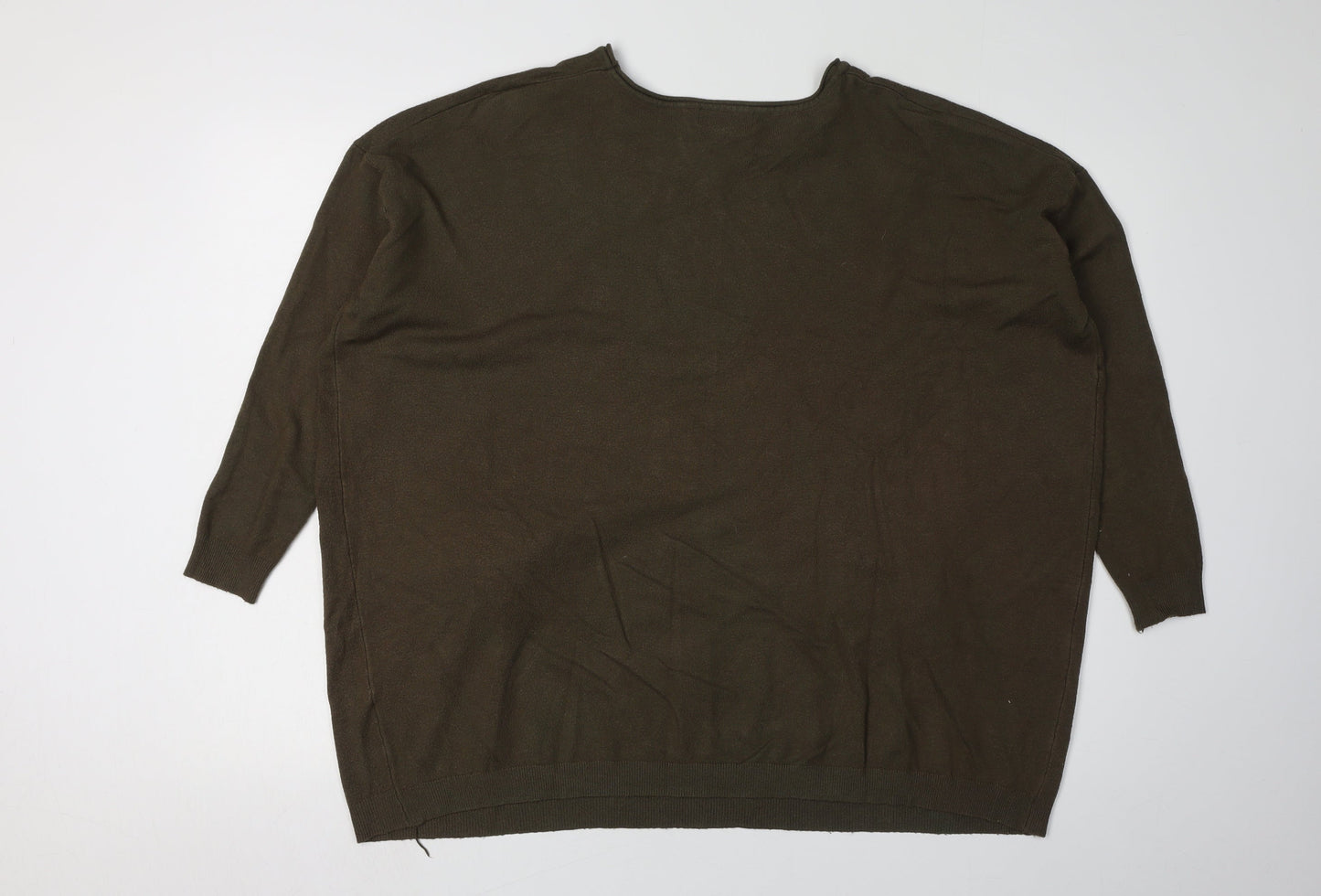 QED London Women's Green Pullover Jumper