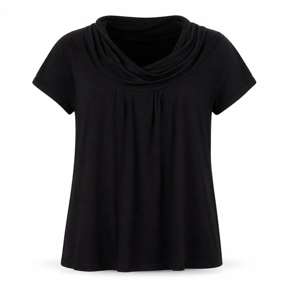 Womens UK Size L Kenneth Cole Reaction Black Rayon Blend T-Shirt