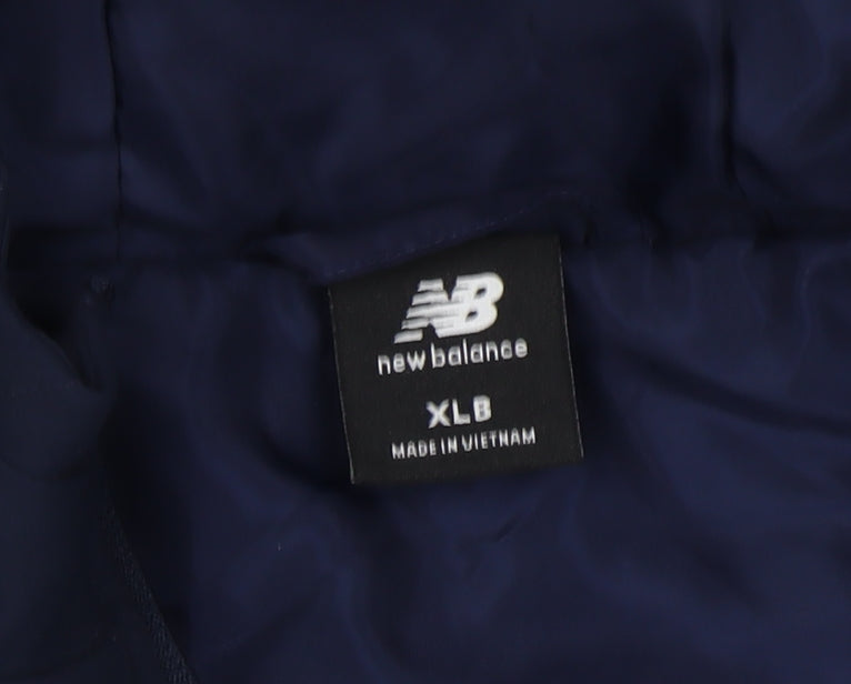 New Balance Men's Blue XL Puffer Jacket