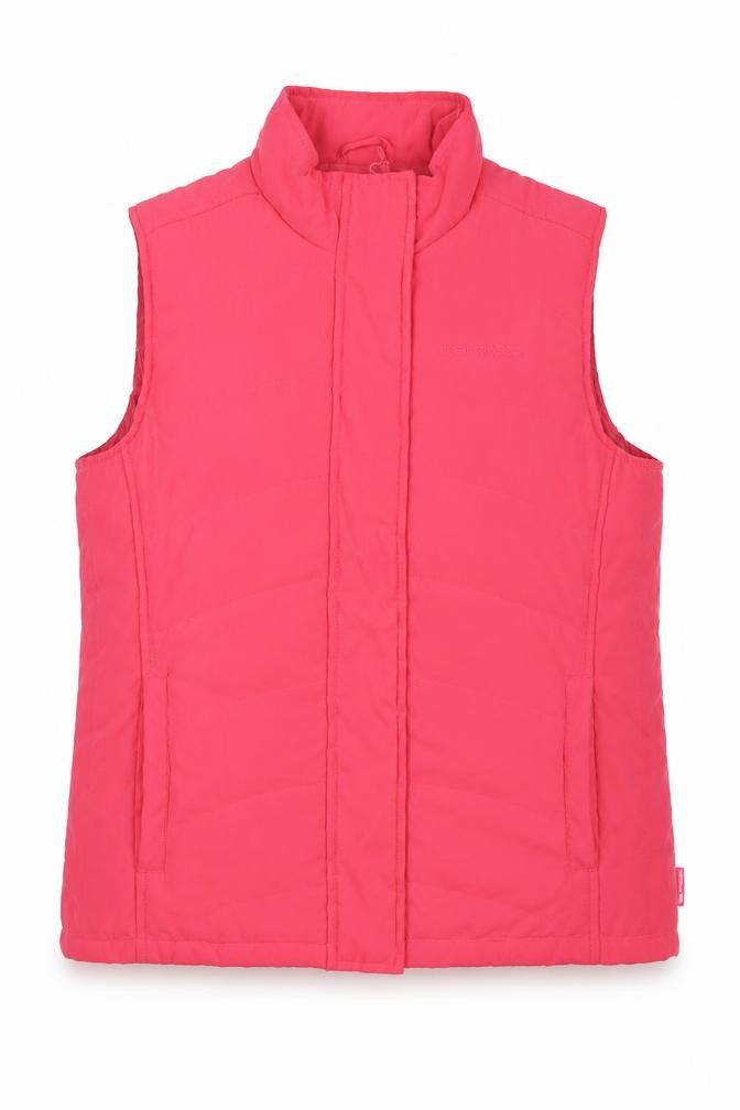 Womens UK Size M Regular Trespass Pink Polyester Waistcoat