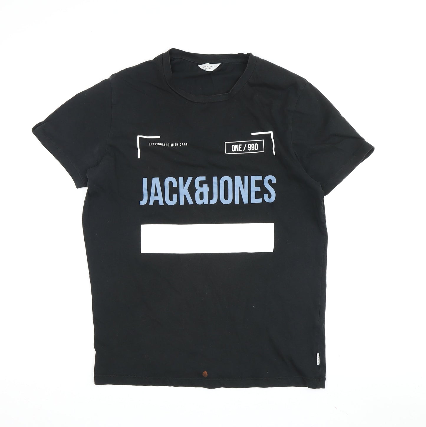 Jack & Jones Men's Black Crew Neck T-Shirt M