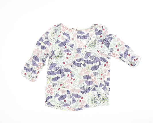 Joules Women's Multicoloured Floral Blouse - Size M
