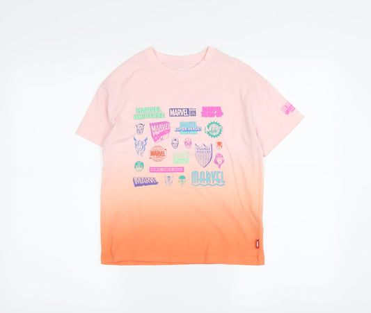 Marvel Pink Graphic T-Shirt for Girls 7-8 Years