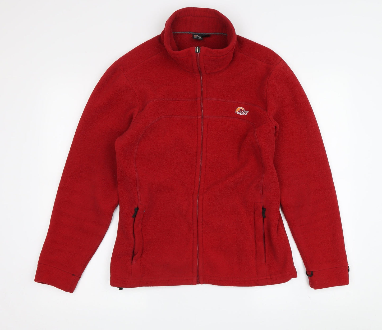 Lowe Alpine Women Red Fleece Jacket Size S Outdoor