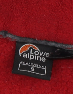 Lowe Alpine Women Red Fleece Jacket Size S Outdoor