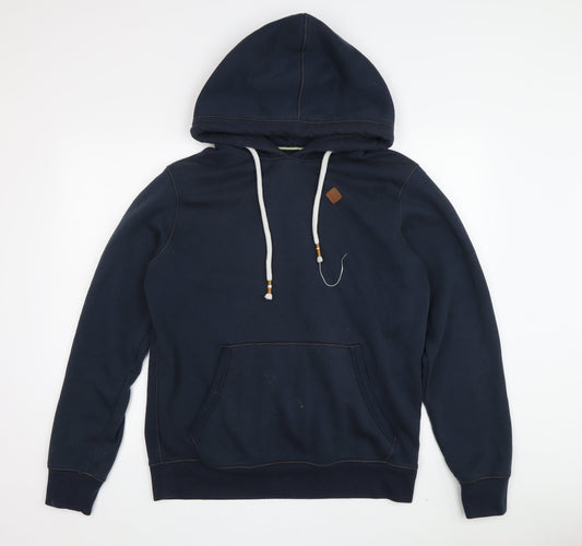 Jack & Jones Men's Blue Medium Pullover Hoodie