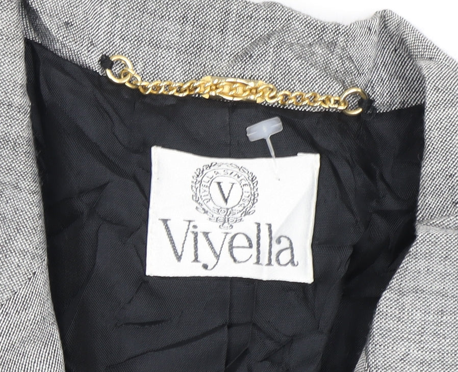 Viyella Women's Grey Blazer, Size 12, Business Attire