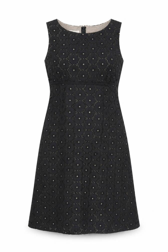 Laura Ashley Black Women's Sheath Dress, Size 12