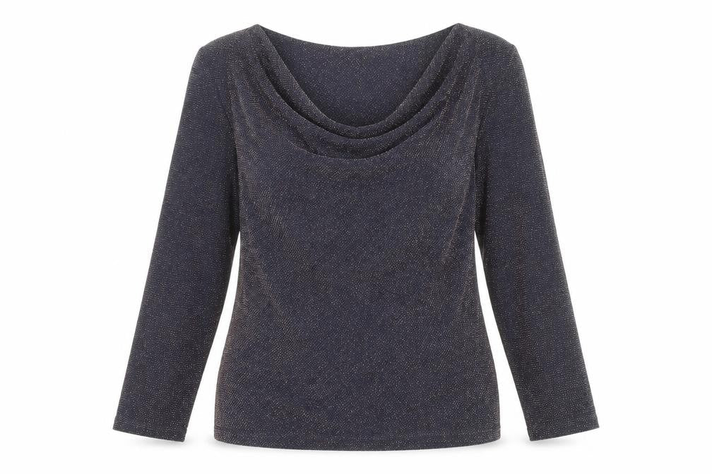 Womens UK Size 12 Laura Ashley Blue Nylon Blend Blouse