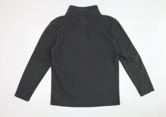 Peter Storm Men's Black Fleece Pullover Sweatshirt S