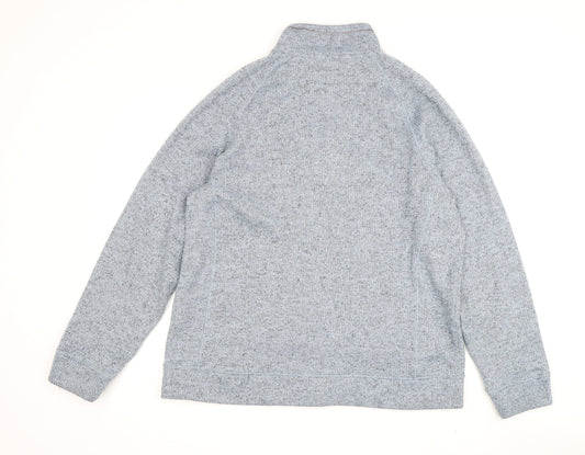 Craghoppers Men's XL Blue Knit 1/2 Zip Sweatshirt