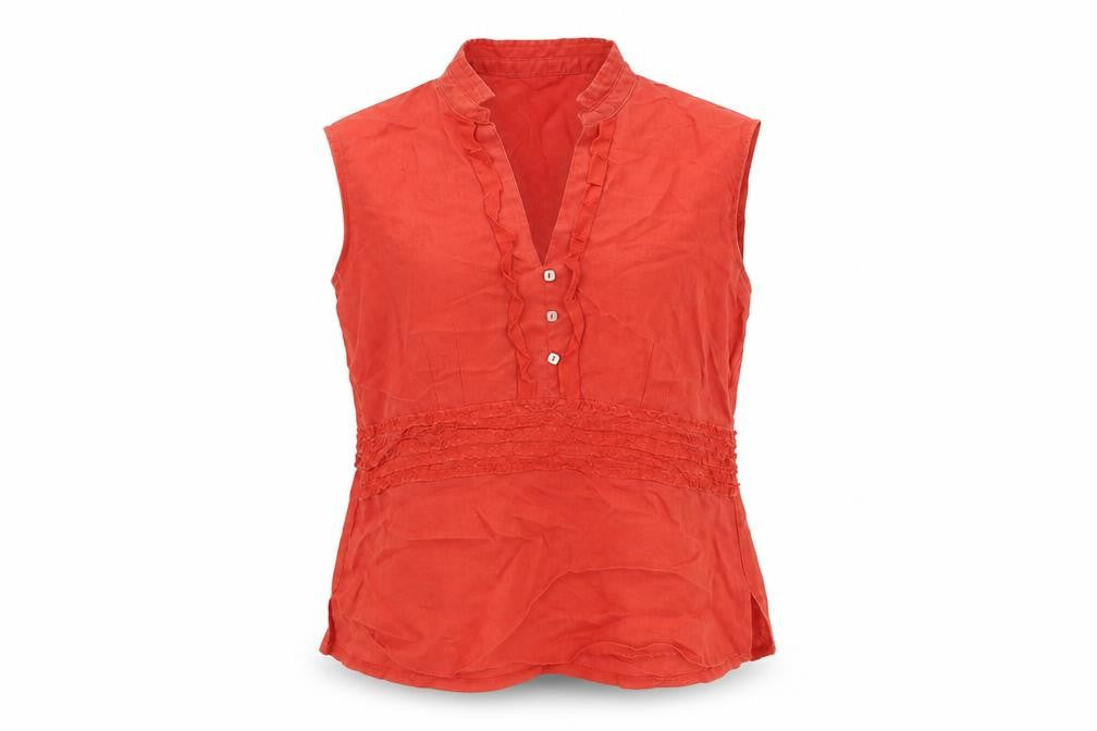 Marks and Spencer Women's Red Tunic Blouse Size 12