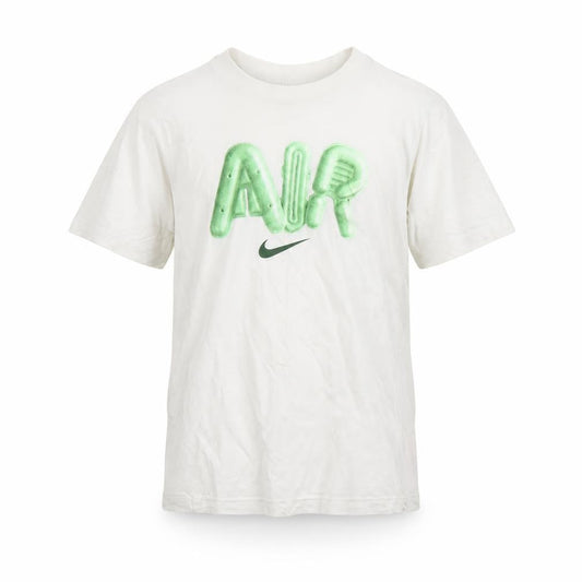 Nike Boys White T-Shirt S, Sports, Breathable, Graphic Print