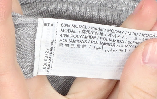 MNG Women's Grey Pullover Jumper, Size M, Crew Neck