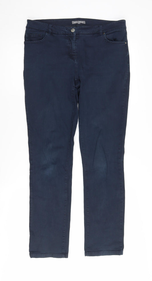 Laura Ashley Women's Blue Skinny Jeans Size 12