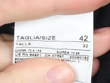 Benetton Women's Black Pencil Skirt Size 14