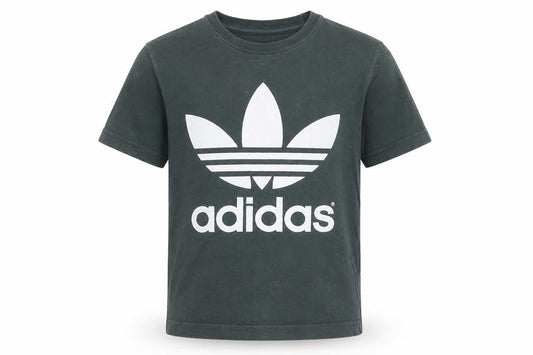 Adidas Boys Black Medium Graphic Print T-Shirt