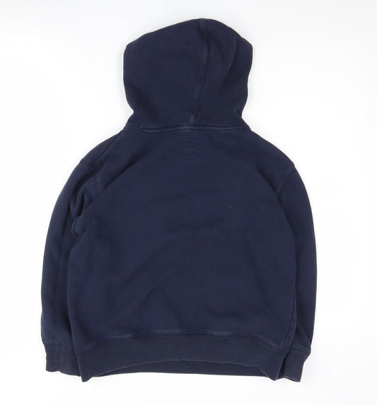 GAP Boys Blue Logo Pullover Hoodie, Size L, Casual Wear
