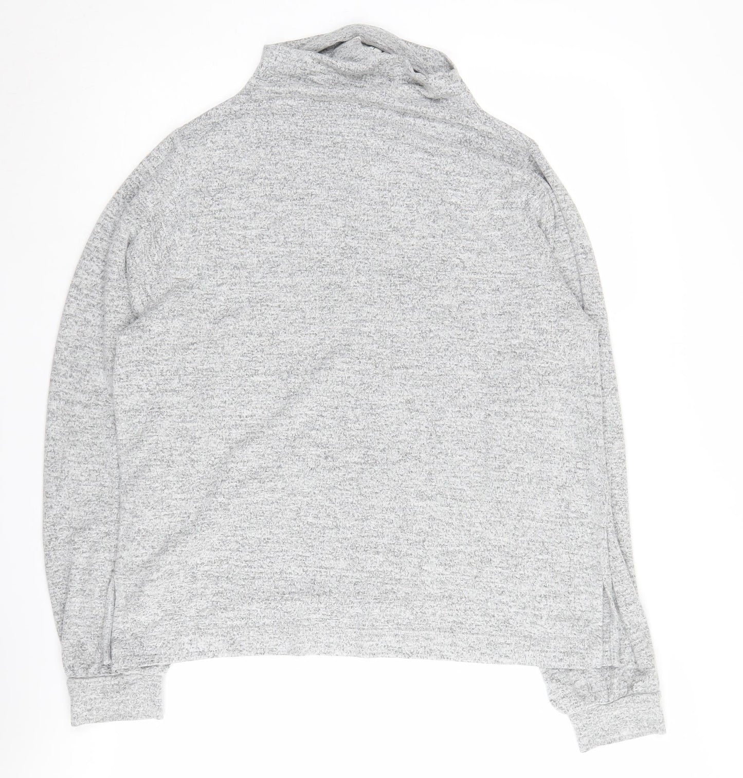 Gap Women's Grey Mock Neck Pullover Jumper M