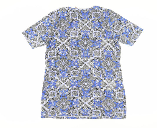 Anthology Women's Multicoloured Paisley T-Shirt Size 14