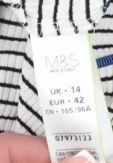 Marks and Spencer Women's Striped Midi Sheath Dress