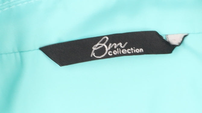 Bm Collection Women's Blue XL Zip Jacket