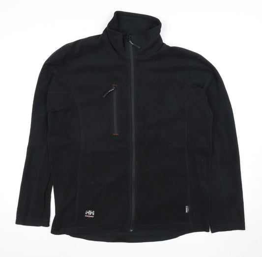 Helly Hansen Men's Black Fleece Jacket, Size L, Workwear