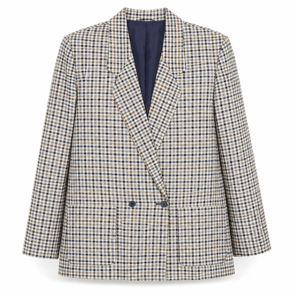 St Michael Women's Multicoloured Wool Blazer, Size 14