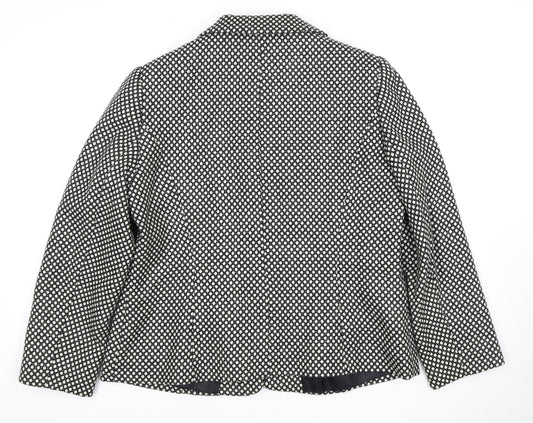 Eastex Women's Black Jacket, Size 16, Tweed, Workwear