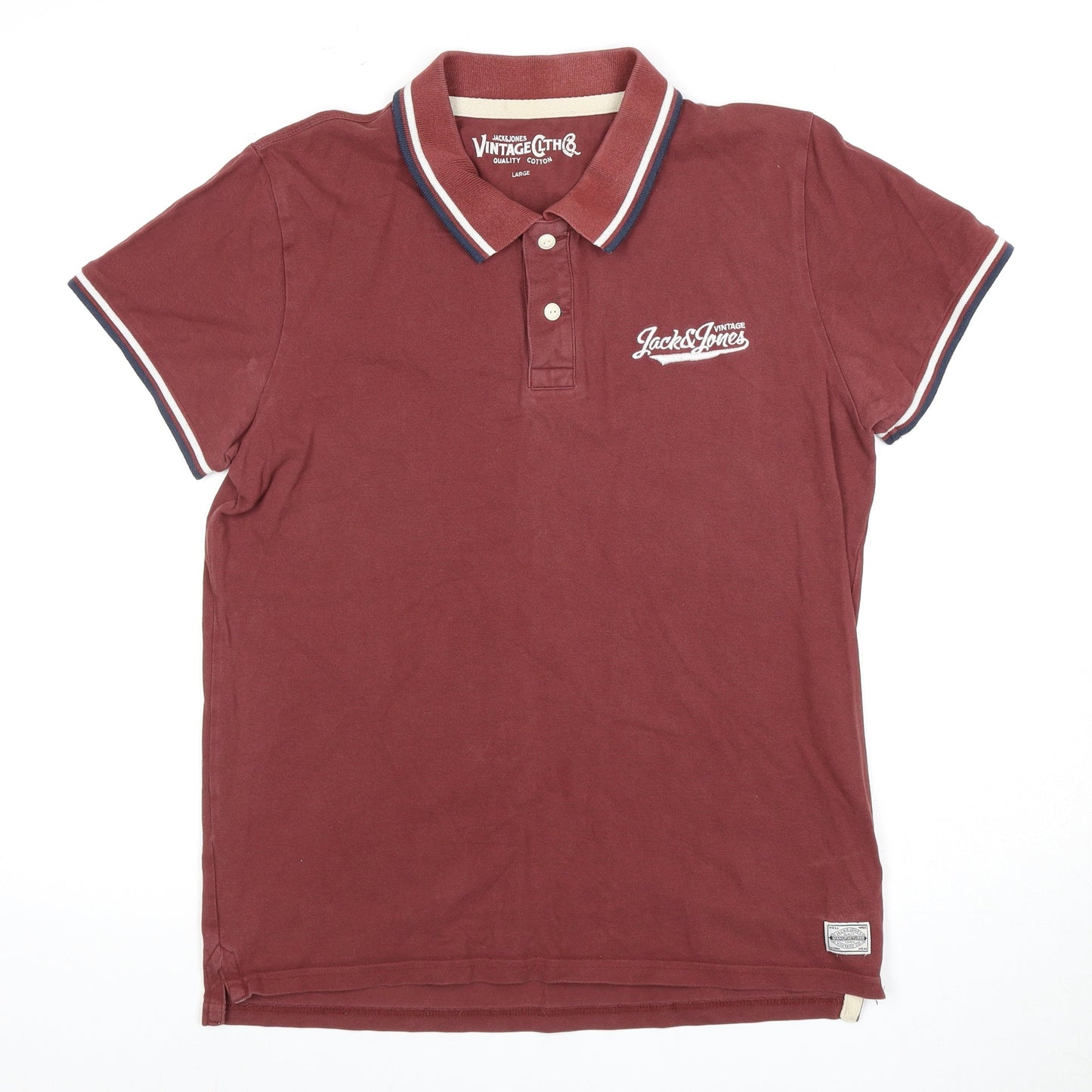 Jack & Jones Men's Red L Polo Shirt