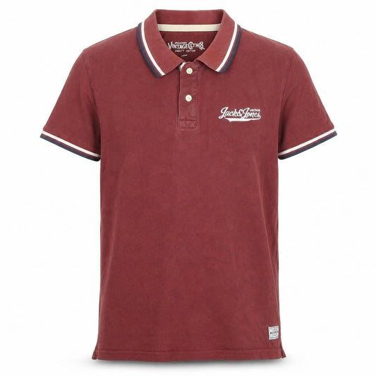 Jack & Jones Men's Red L Polo Shirt